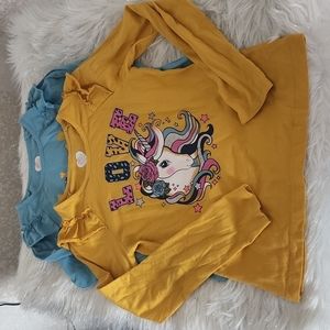 Big girls Garanimals Blue and Yellow Long sleeves Top set